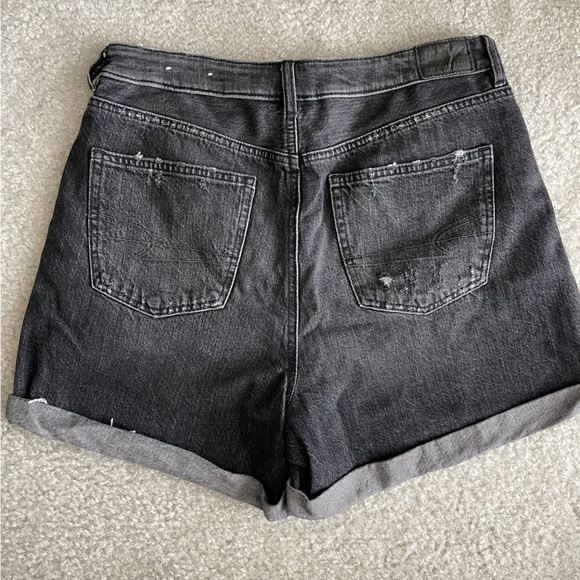 American Eagle black denim shorts - Picture 2 of 9